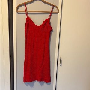 Lovers + Friends Vibrant Red Dress